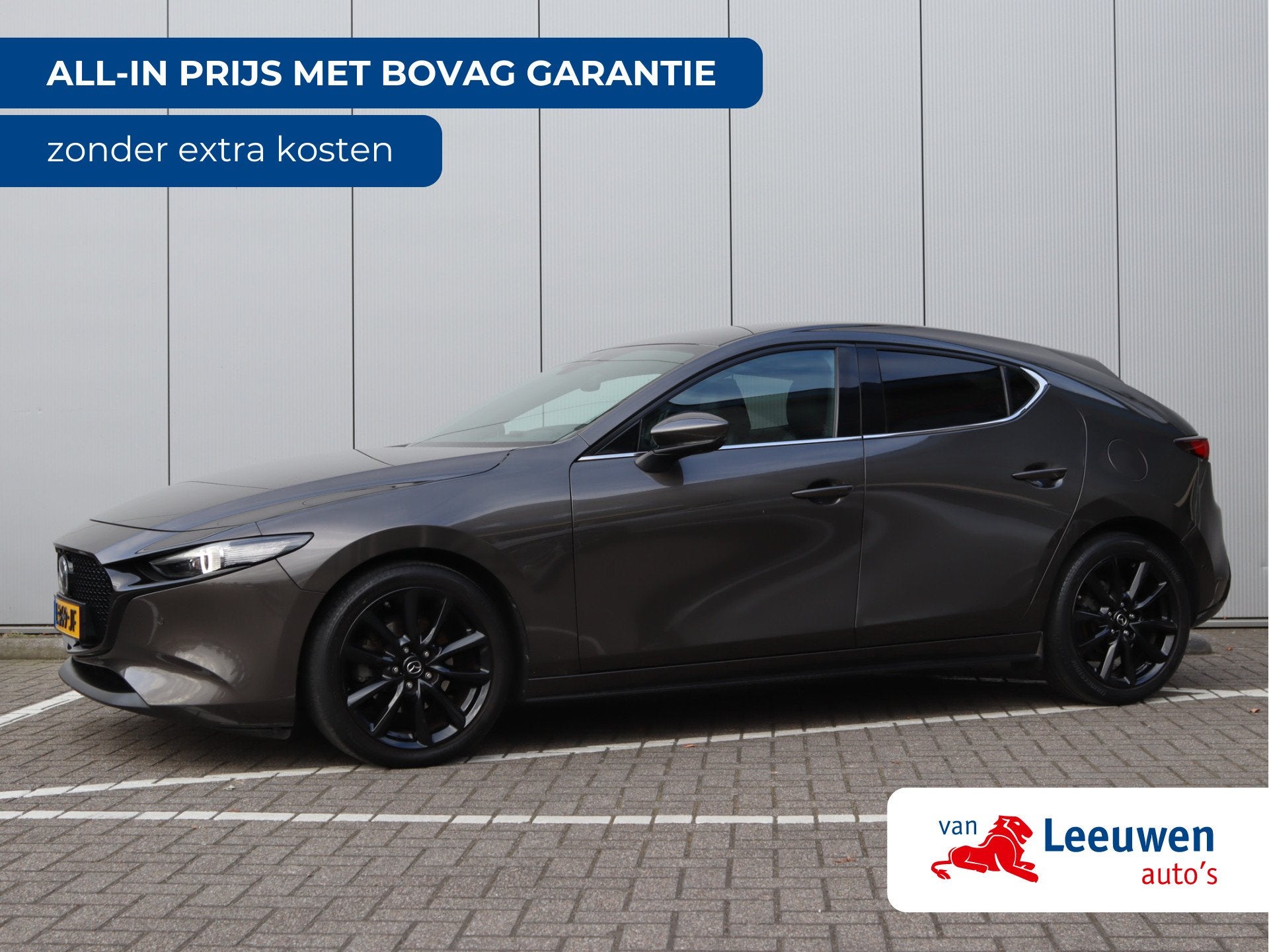 Mazda 3 2.0 e-SkyActiv-X M Hybrid 180 Luxury | 360 Camera |, Auto's, Mazda, Gebruikt, 4 cilinders, 179 pk, Leder