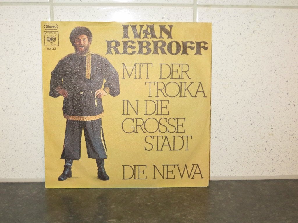 Single Ivan Rebroff - Mit der Troika in die grosse stadt, Gebruikt, 7 inch, Ophalen of Verzenden, Pop