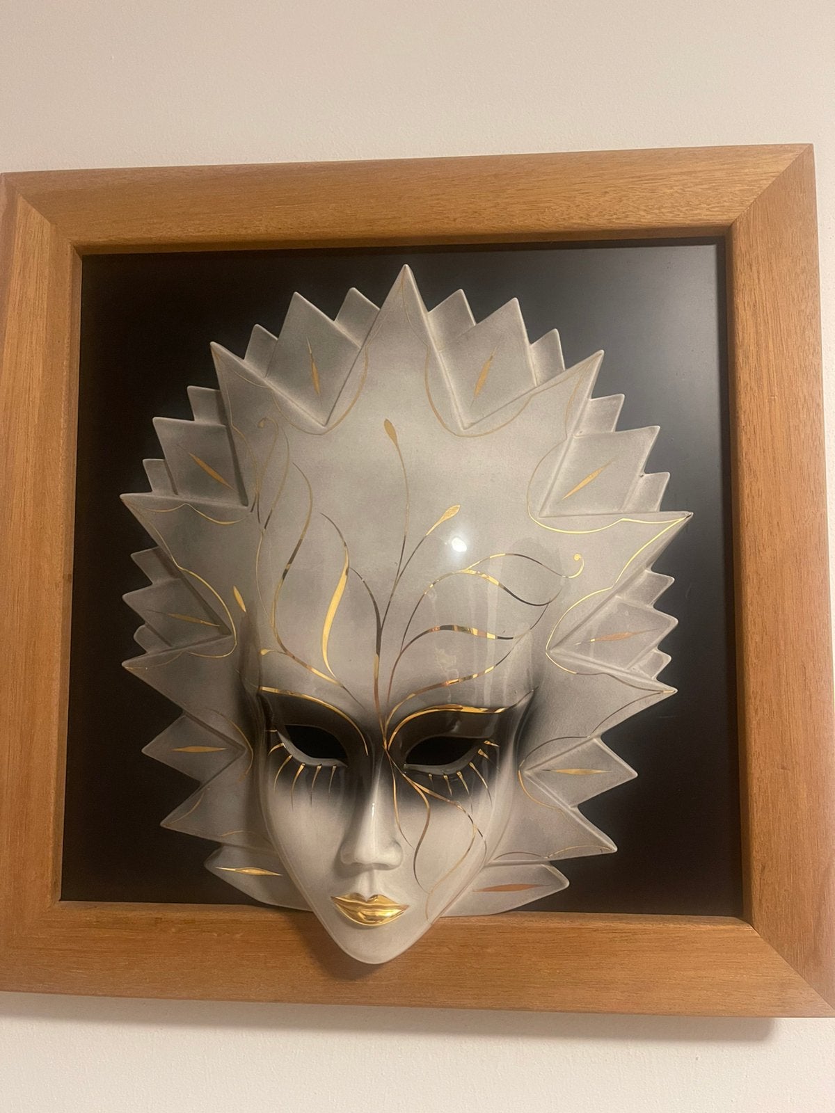 Venetiaans keramiek masker zgan, Ophalen of Verzenden