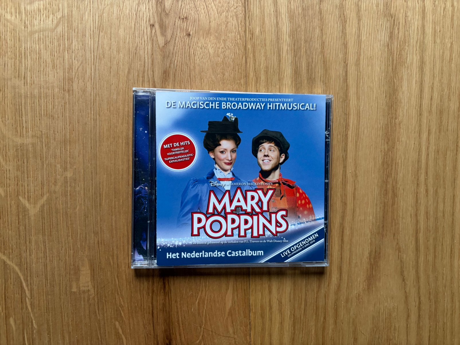Mary Poppins Nederlandse Disney musical cd, Ophalen of Verzenden, Zo goed als nieuw