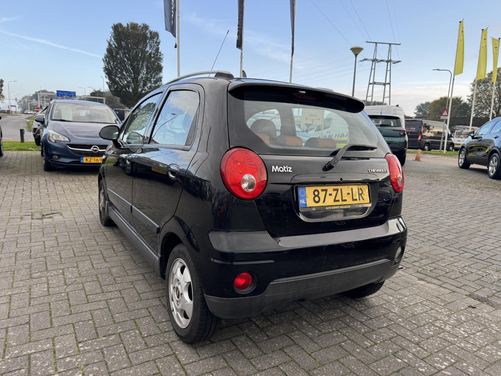 Chevrolet Matiz 0.8 Style AUTOMAAT | Keurige auto |zo mee |, Auto's, Stof, Gebruikt, Zwart, Origineel Nederlands