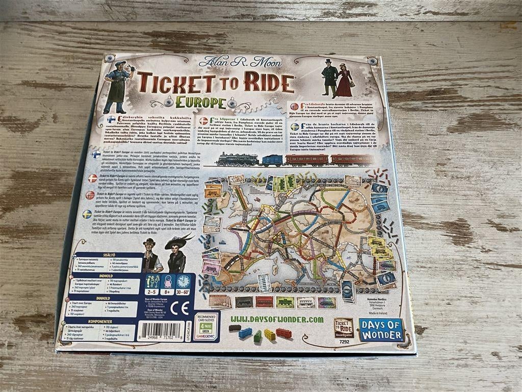 Ticket to ride europe Alan Moon [s957], Verzenden, Zo goed als nieuw