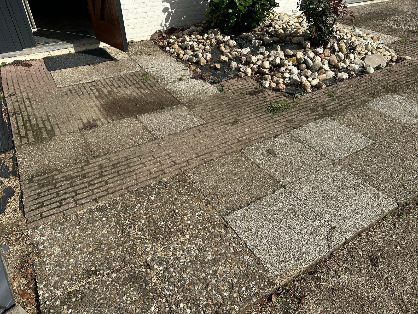 Klinkers en grindtegels, Tuin en Terras, Tegels en Klinkers, Ophalen, Gebruikt, 10 m² of meer, Beton