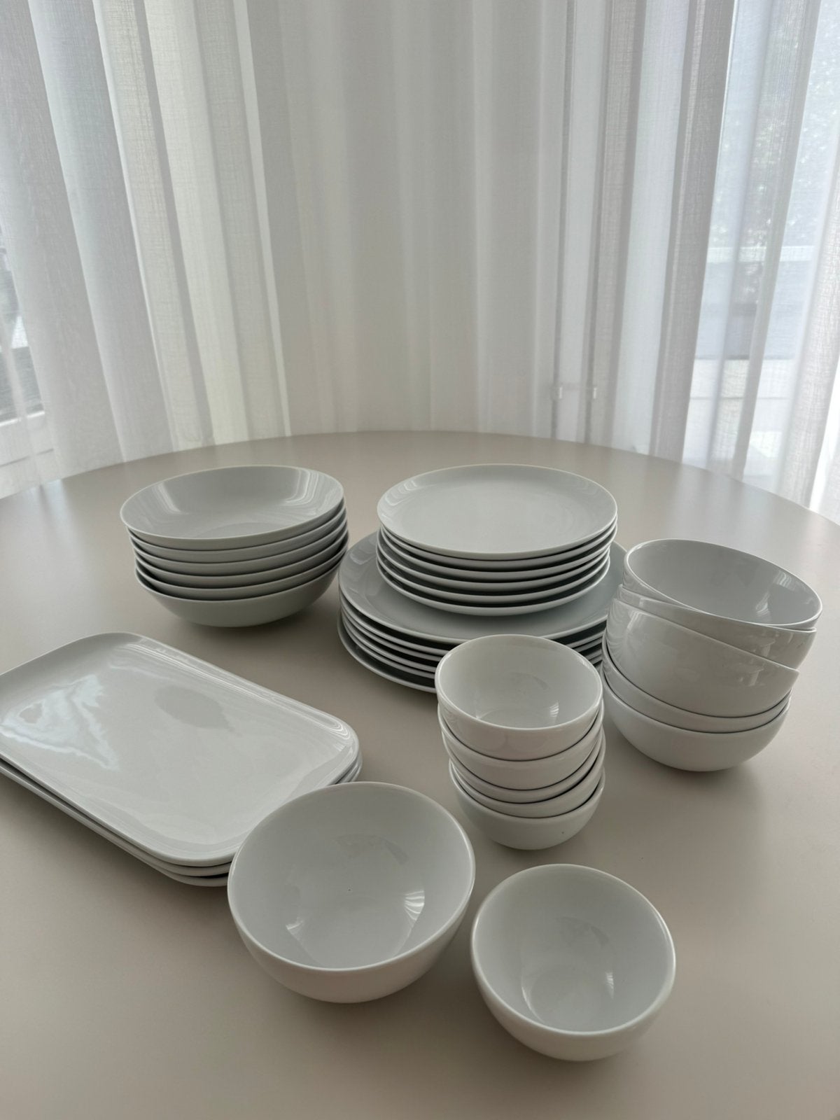 6 delig Vivo Borden Set - Compleet, Ophalen of Verzenden