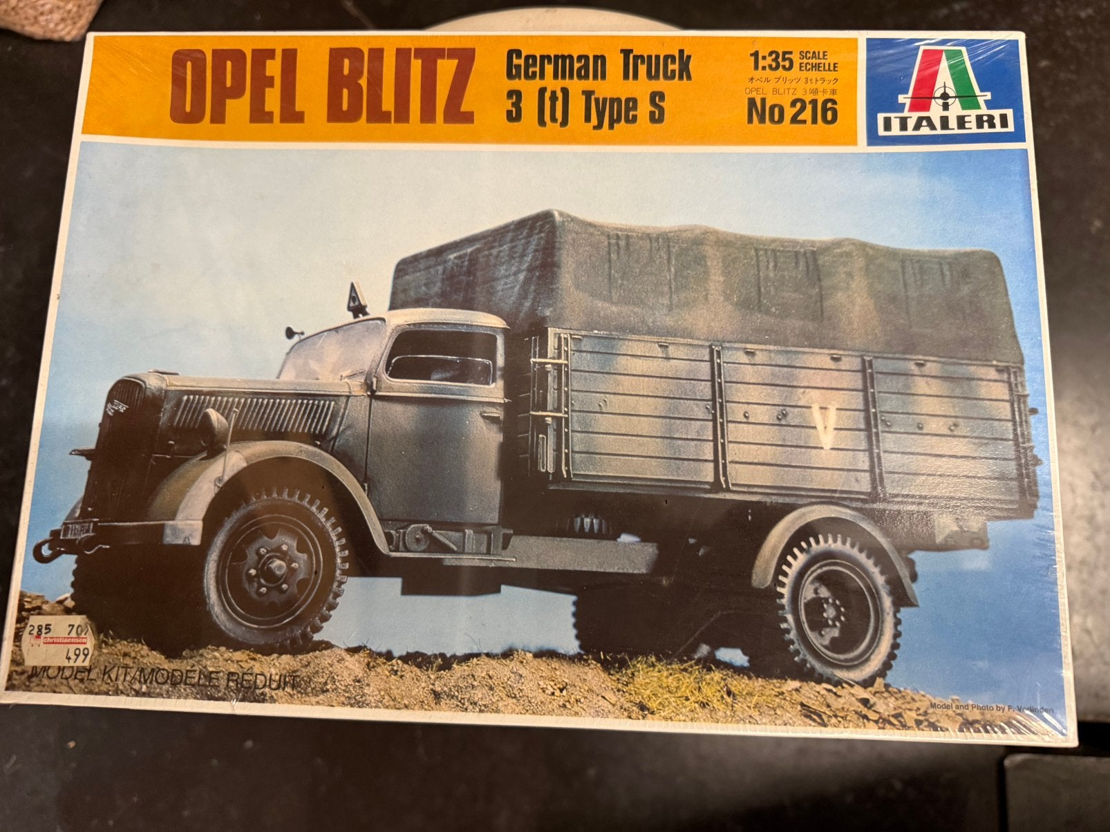 Opel Blitz German Truck 3 (t) Type S, Italeri, 1:32 tot 1:50, Ophalen of Verzenden, Zo goed als nieuw
