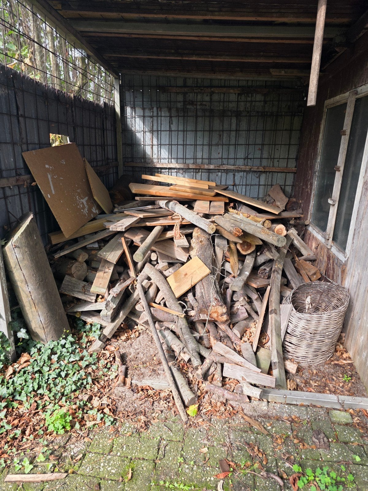brandhout gratis alles in 1 keer mee en afbreken, Ophalen of Verzenden