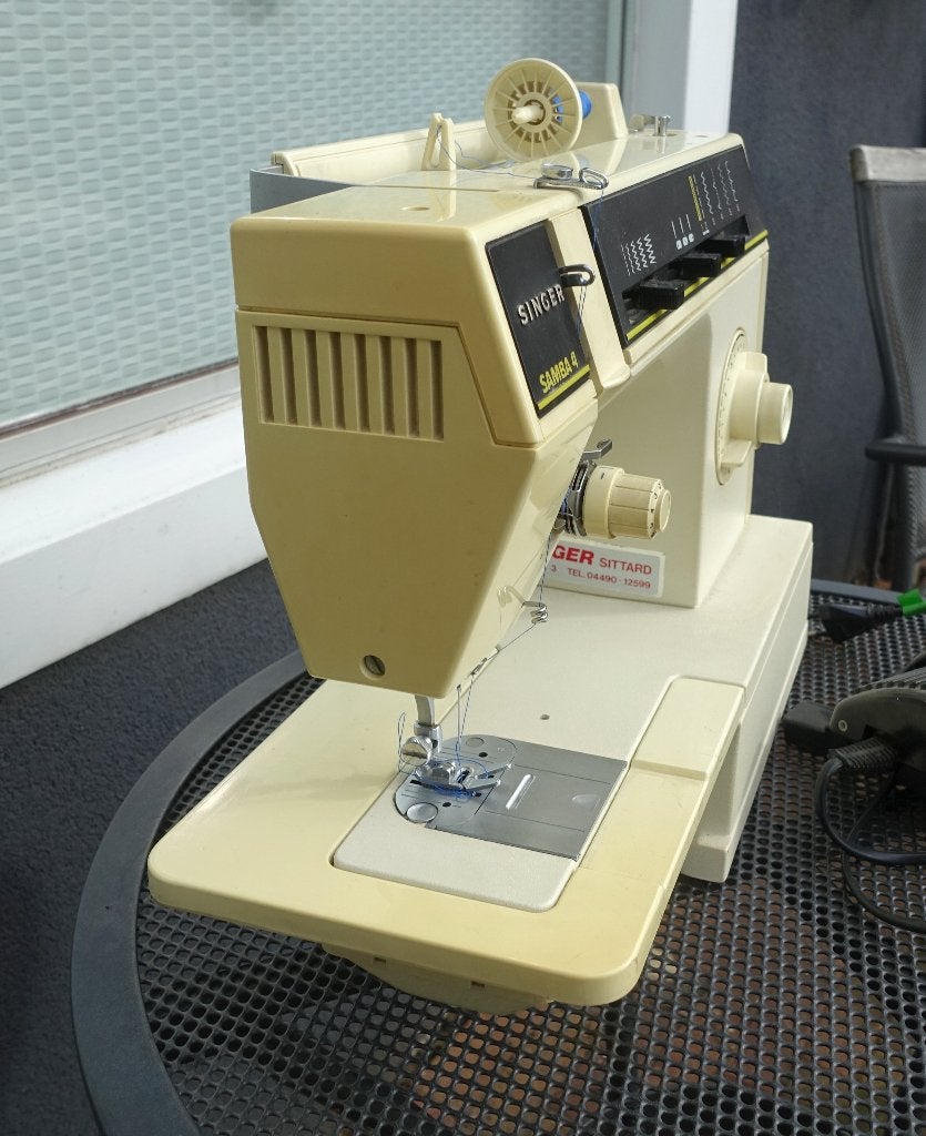 naaimachine '' Singer '' model Samba 4 - t.a.b., Ophalen, Zo goed als nieuw, Naaimachine, Singer