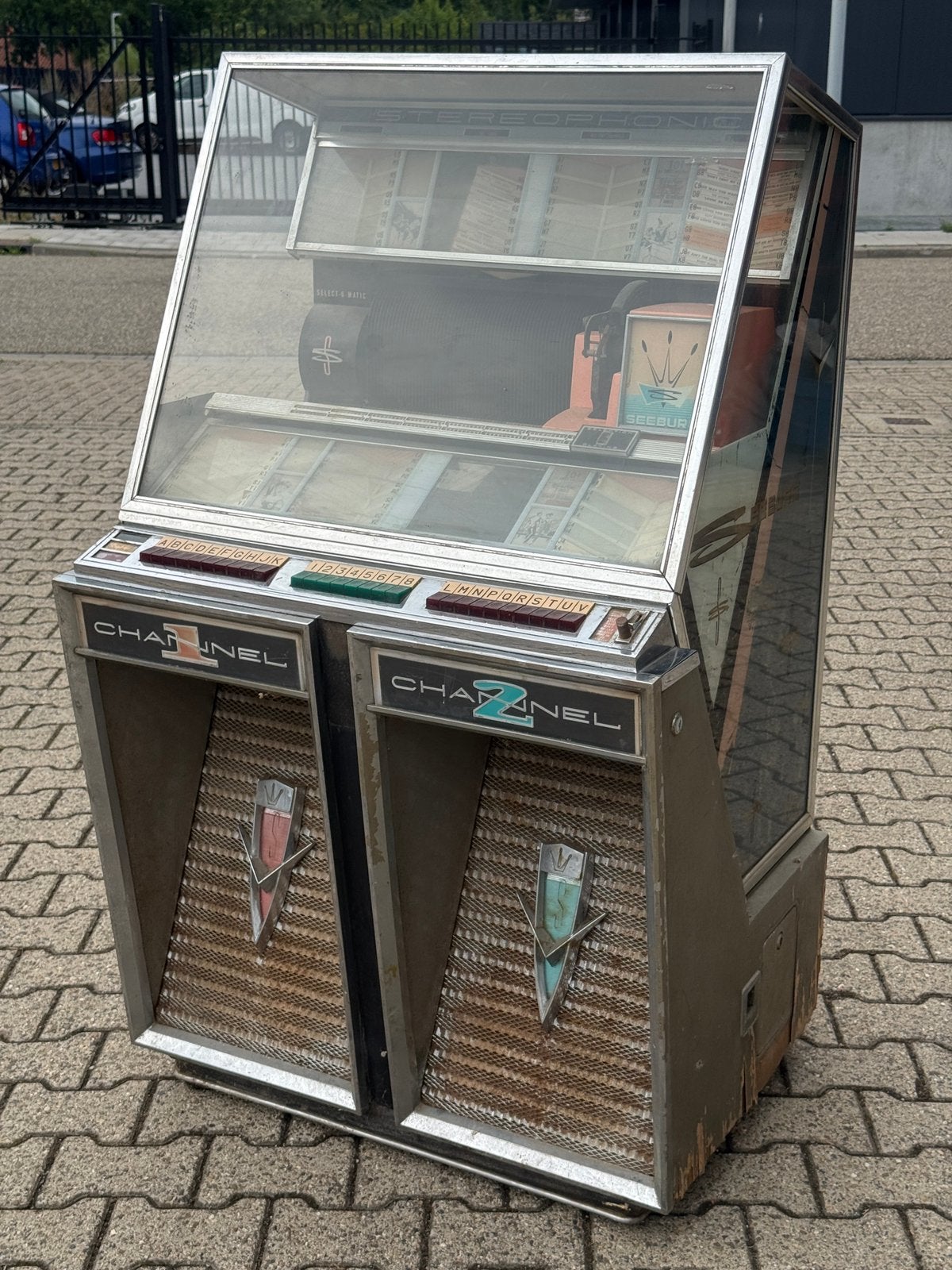 JUKEBOX DEAL : SEEBURG CHANNEL # 222 jukebox, Verzamelen, Automaten | Jukeboxen, Ophalen, 1950 tot 1960, Zo goed als nieuw, Cruquius