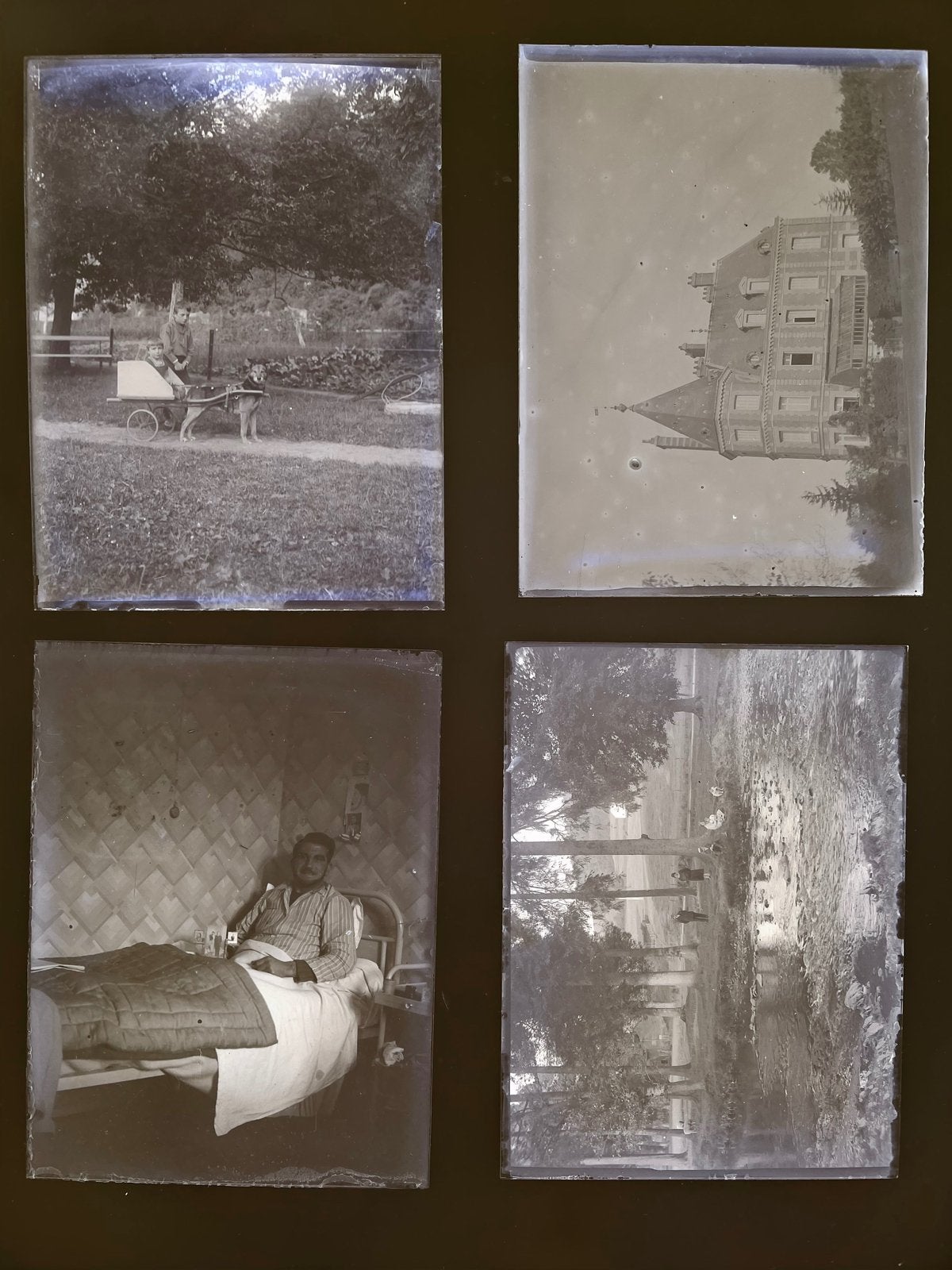 10 Glasnegatieven 9 x 12 cm, Gebruikt, Verzenden, Foto, Voor 1940