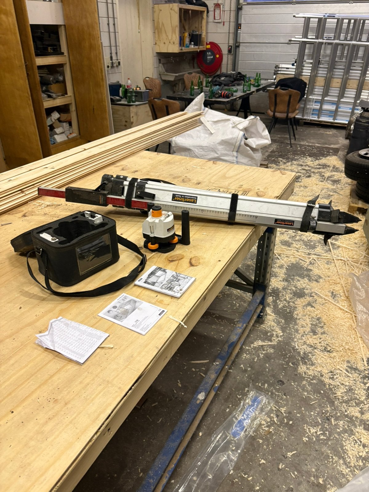 Laserliner bouwlaser complete set, Doe-het-zelf en Verbouw, Ophalen