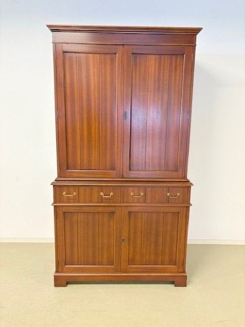 Notariskast / Buffetkast, 2-deurs in mahonie, Huis en Inrichting, Ophalen, Gebruikt, Engels / Klassiek, 150 tot 200 cm