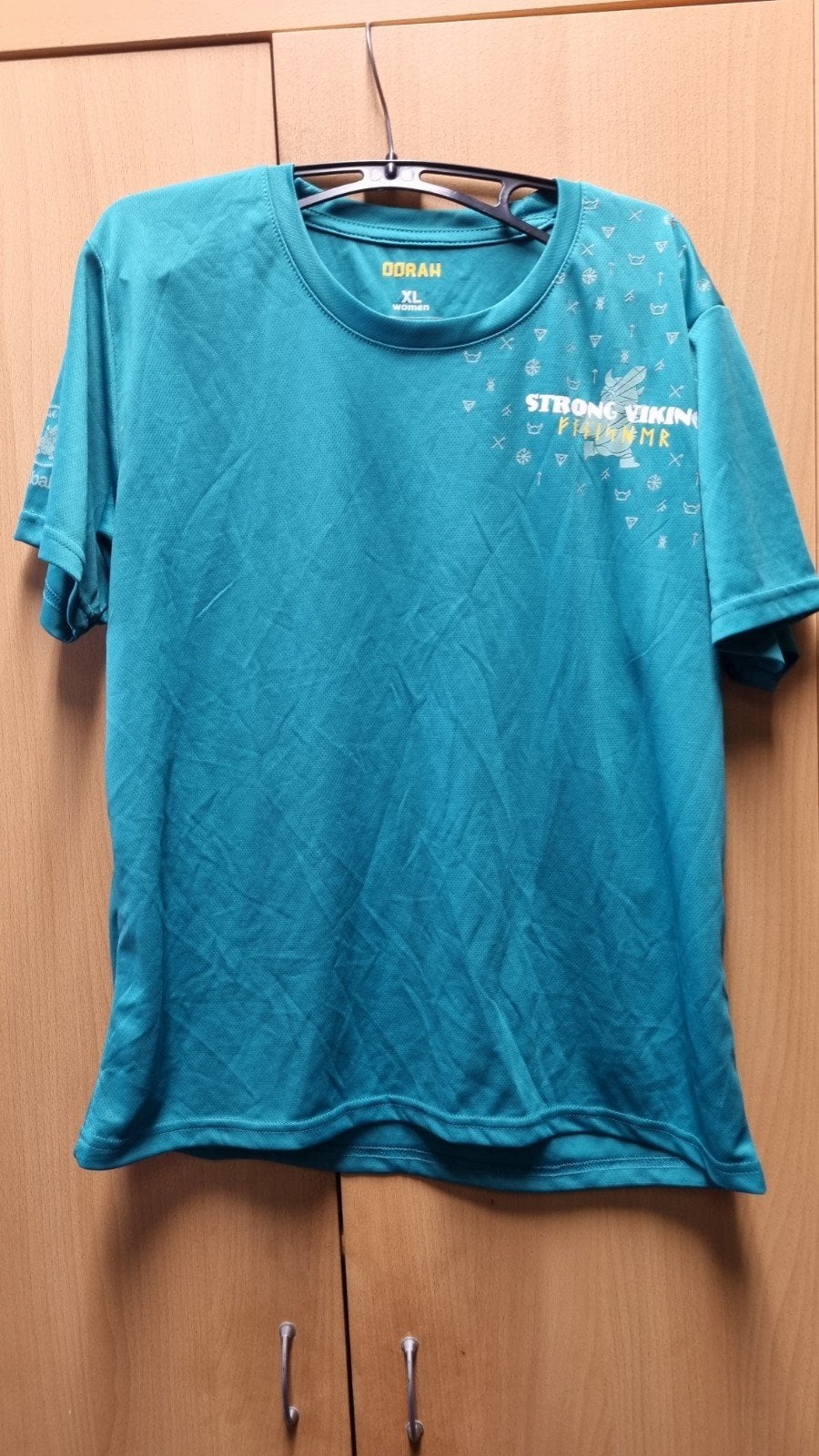 Strong Viking sportshirt XL - Gedragen, Maat 46/48 (XL) of groter, Ophalen of Verzenden, Hardlopen of Fietsen, Gedragen
