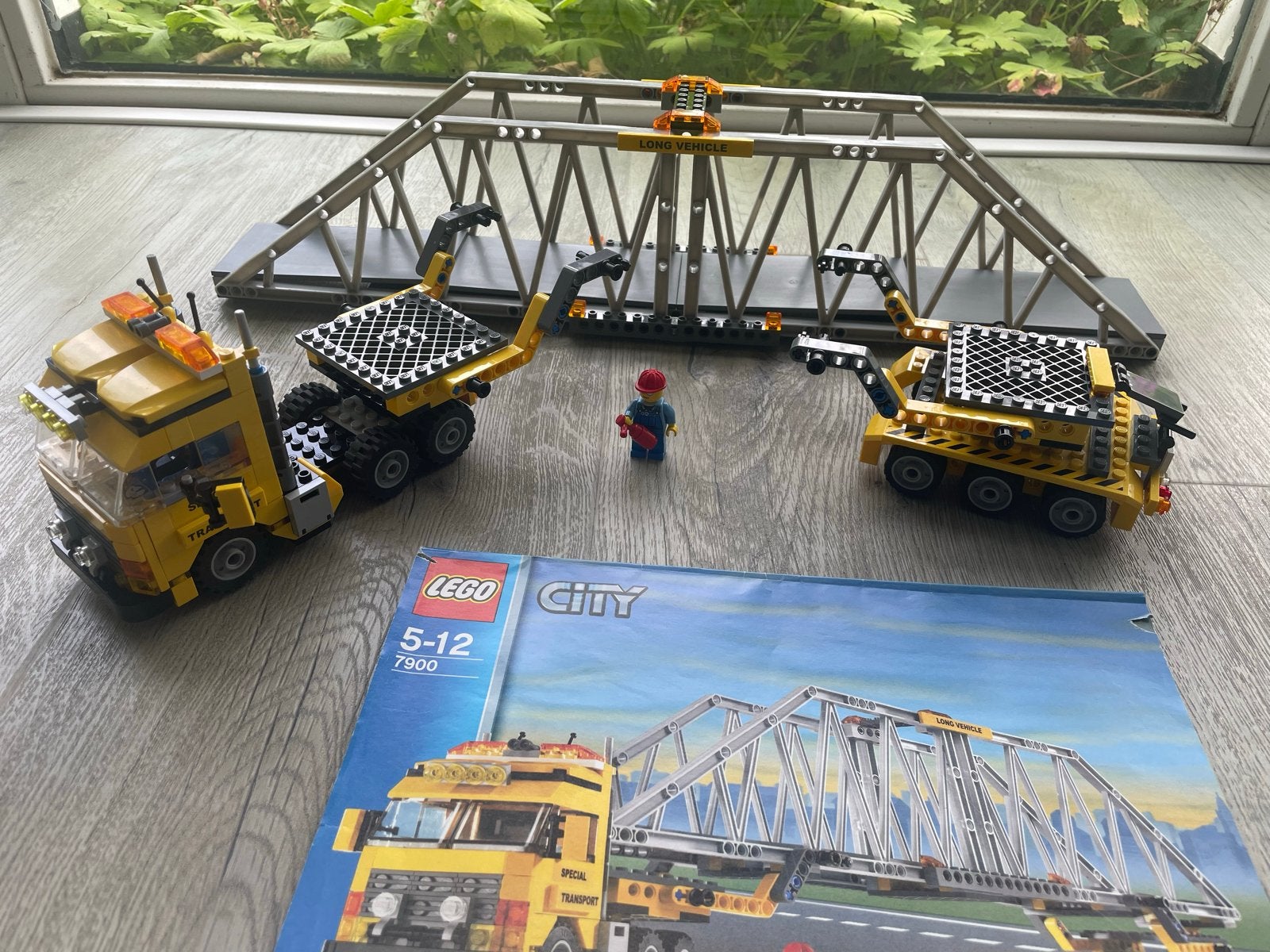 LEGO City 7900 Zwaar Transport met Brug, City, Lego, Ophalen of Verzenden, Complete set