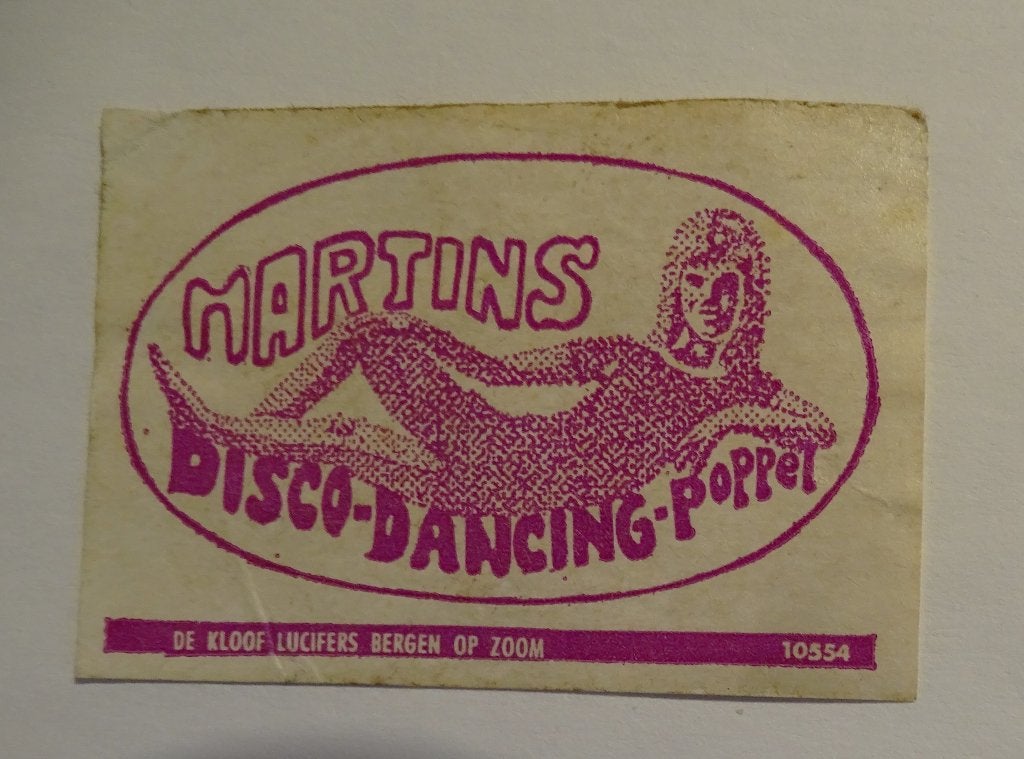 Disco dancing - Poppei    MARTINS, Verzenden, Gebruikt, Luciferdoosjes of -merken
