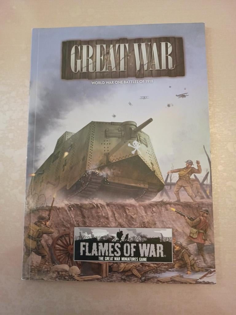 Flames of War The Great War Rulebook, Hobby en Vrije tijd, Wargaming, Ophalen of Verzenden, Gebruikt, Historisch, Boek of Catalogus