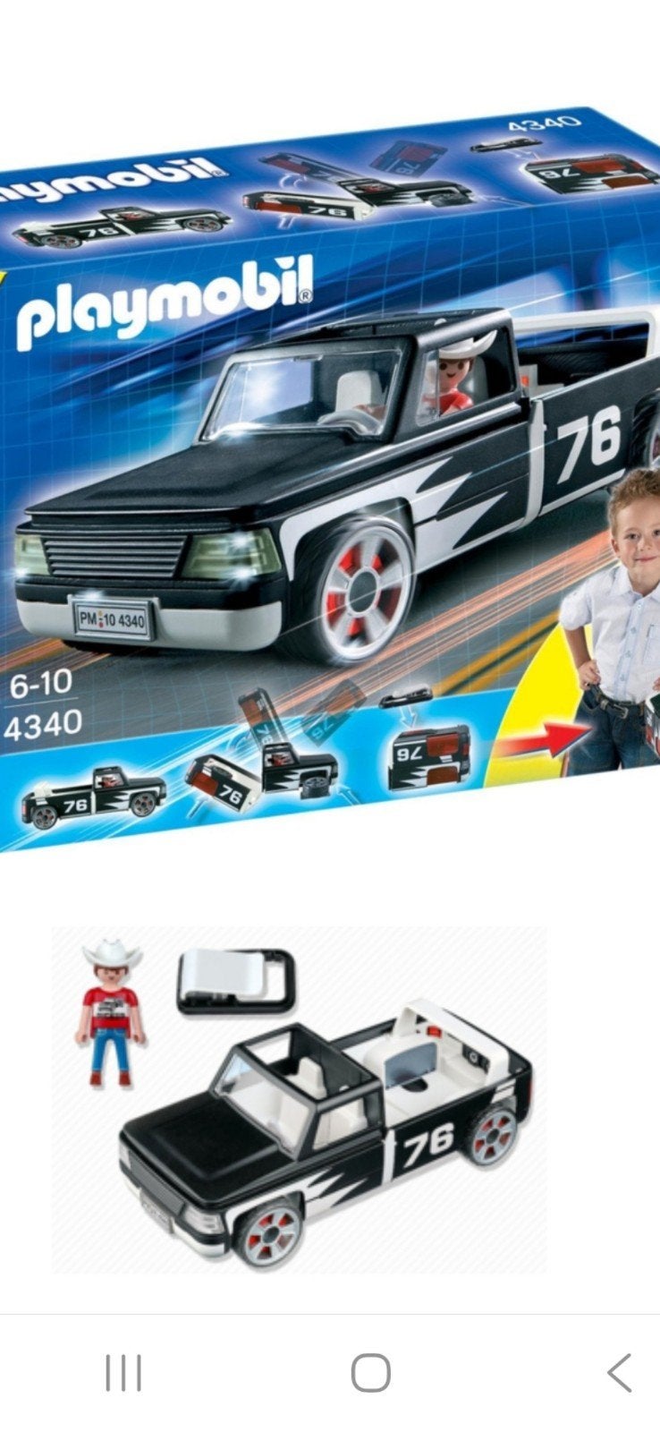 Playmobil 4340 opvouwbare auto Playmobiel, Ophalen of Verzenden, Zo goed als nieuw, Complete set