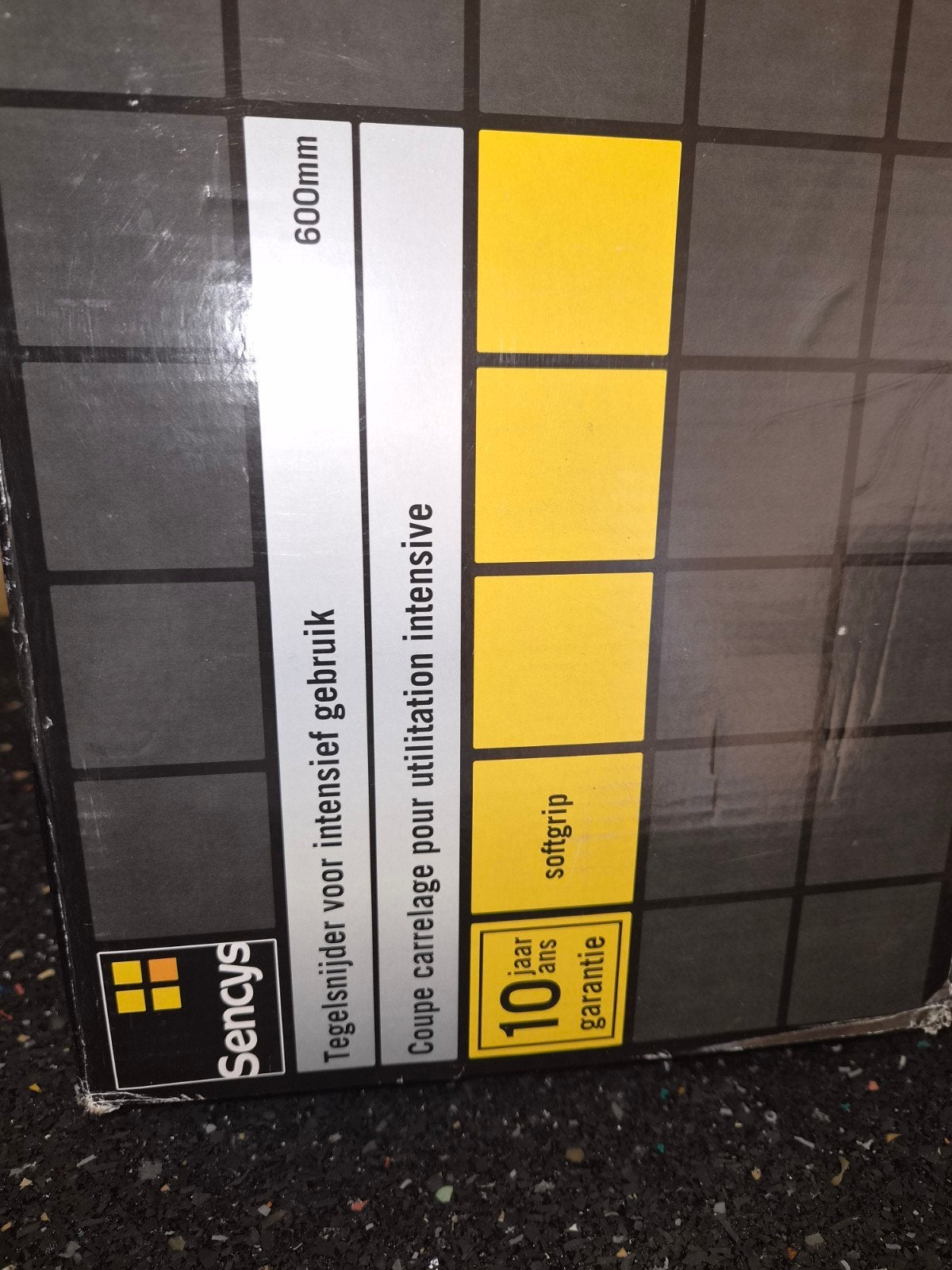 Sencys Tegelsnijder 600mm voor intensief gebruik, Ophalen, Zo goed als nieuw, Snijgereedschap, Overige merken