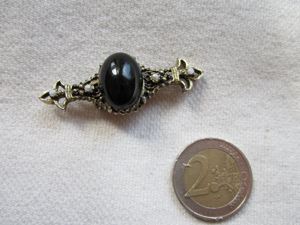 10.   Schitterende oude broche, Ophalen, Overige materialen, Broche