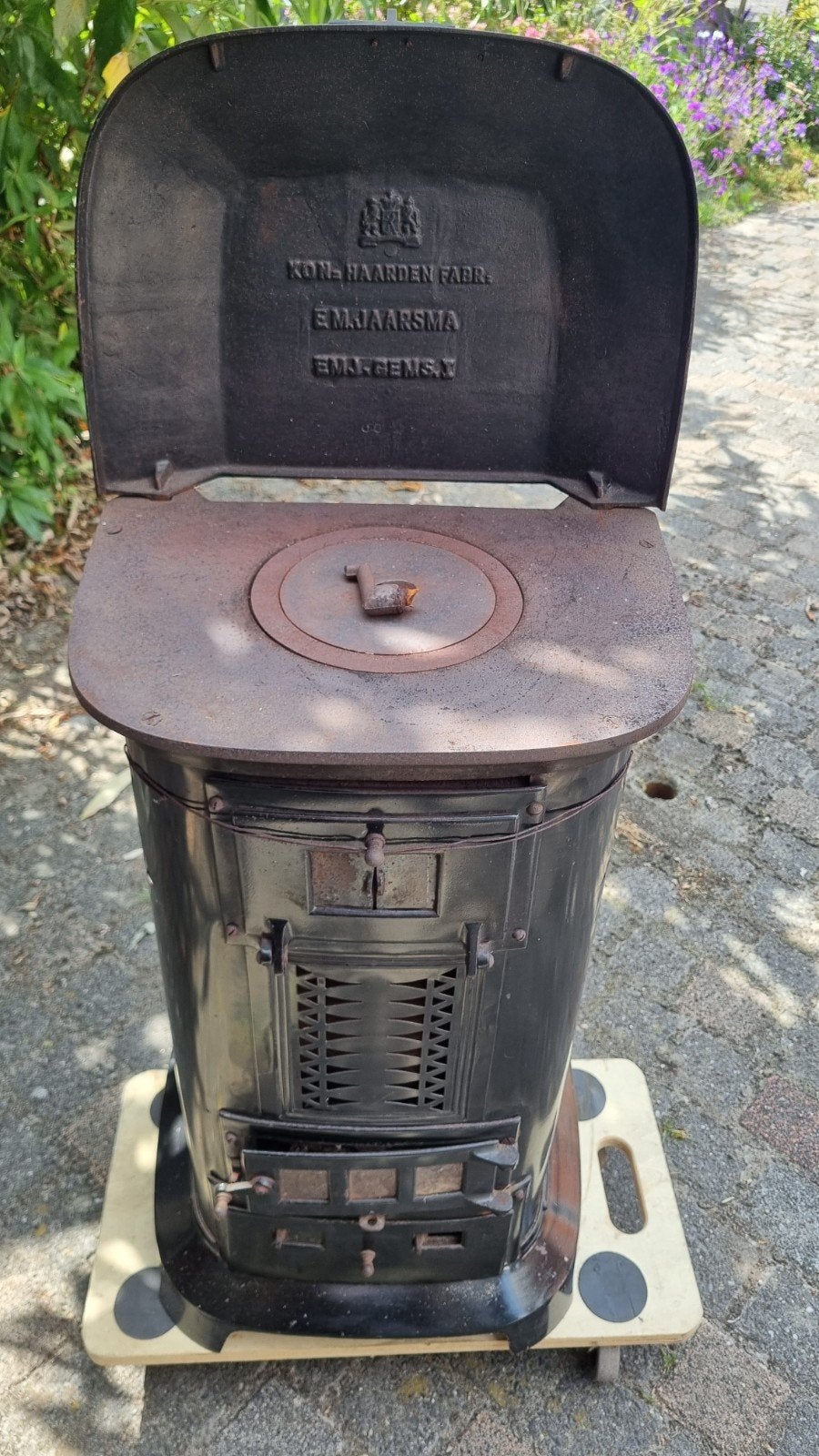 Jaarsma houtkacheltje - Perfect voor schuur of hok, Ophalen, Gebruikt