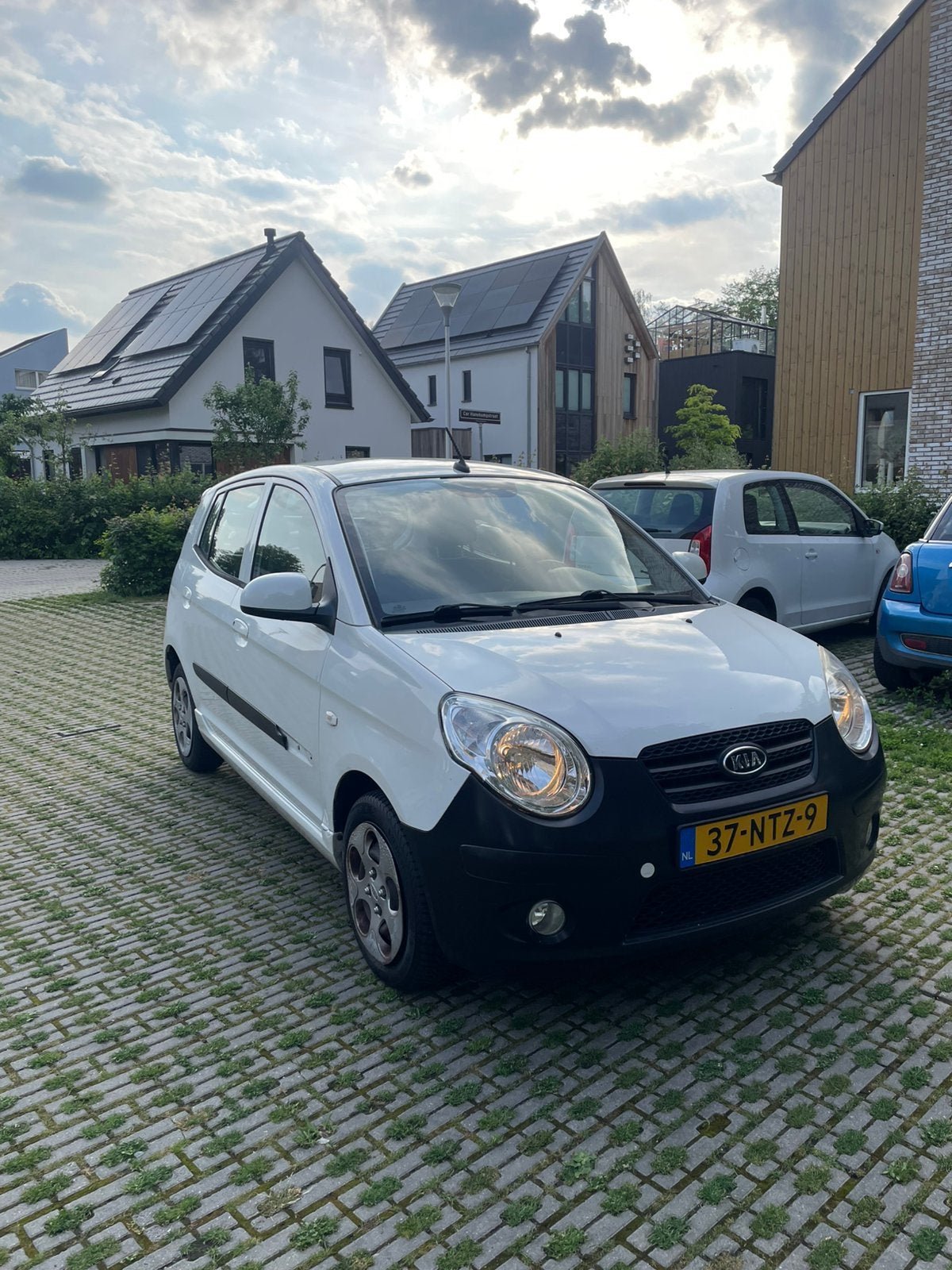 Kia Picanto 1.0 2011 Wit, Auto's, 4 cilinders, 400 kg, Wit, Origineel Nederlands
