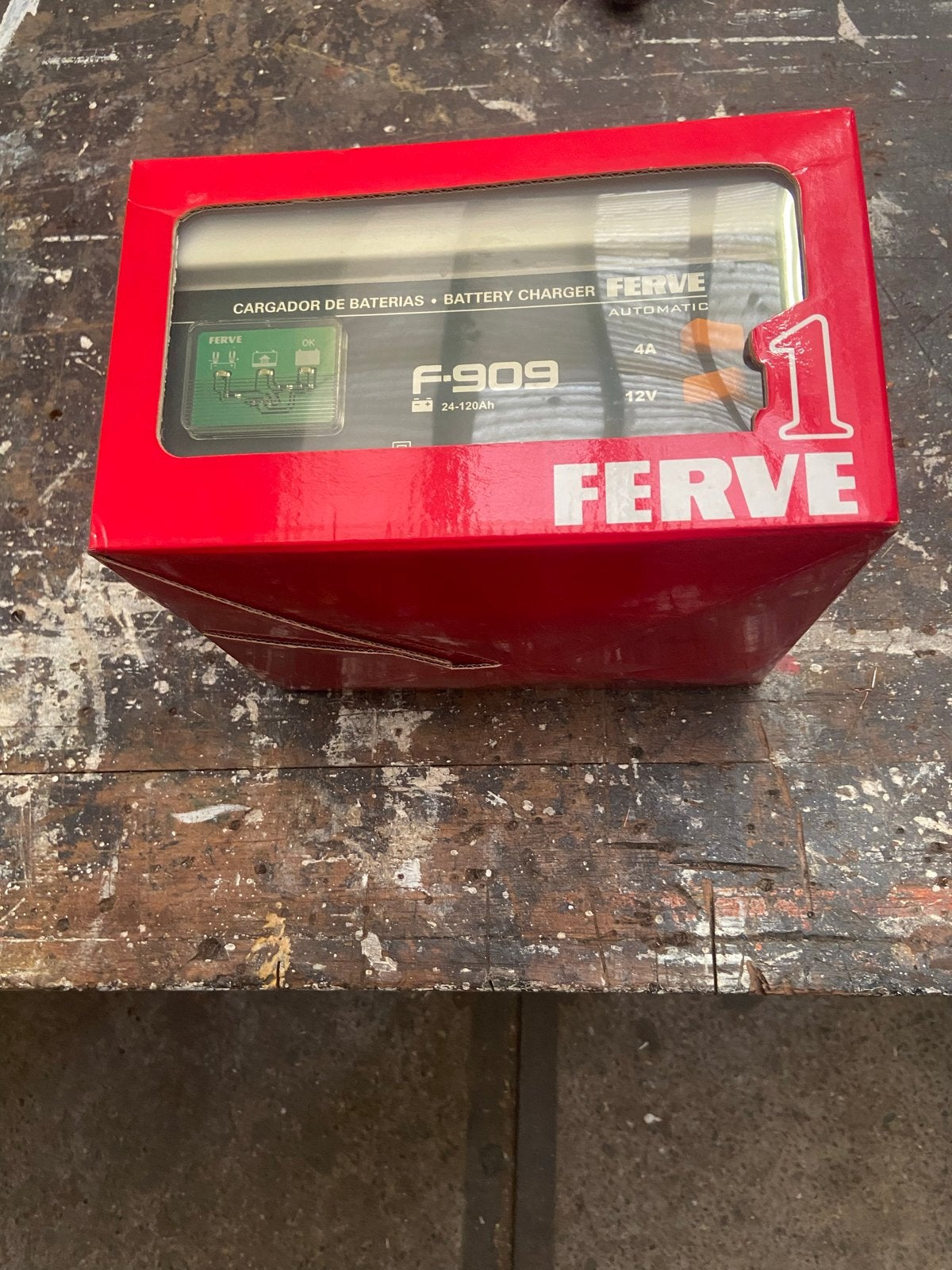 Ferve F-909 Automatische Acculader 12V 4A, Auto-onderdelen, Nieuw, Universele onderdelen