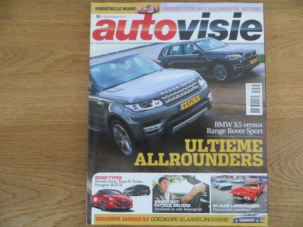 Autovisie 25 2013 BMW X5, Range Rover Sport, Honda Civic R, Ophalen of Verzenden, Nieuw, BMW