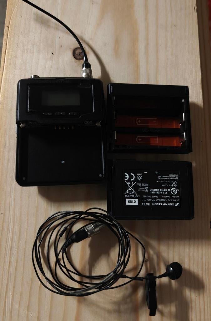 Sennheiser SK 6000 Bodypack Zender met MKE 1-4 Lavalier, Muziek en Instrumenten, Microfoons, Zo goed als nieuw, Overige typen