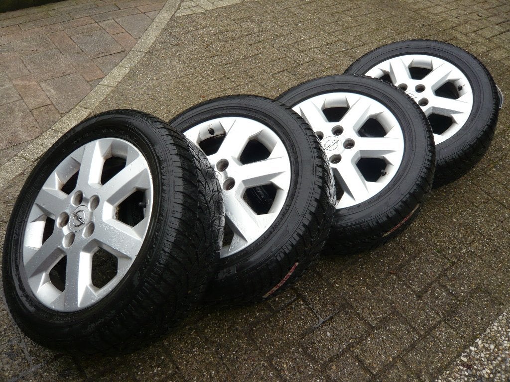 4 nette lichtmetalen velgen GM OPEL 16inch 5x110, Ophalen, Gebruikt, Opel