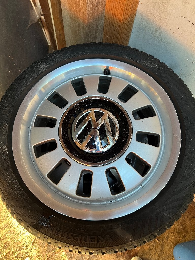 Wielen VW Up! Black edition, Ophalen