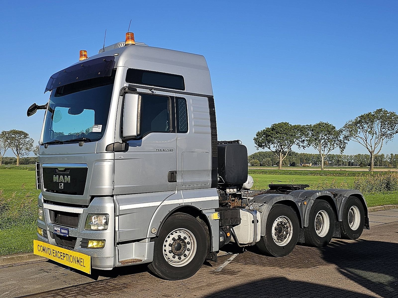 M.A.N. 41.540 TGX 160t gvw, MAN, Bedrijf, 540 pk, Zilver of Grijs