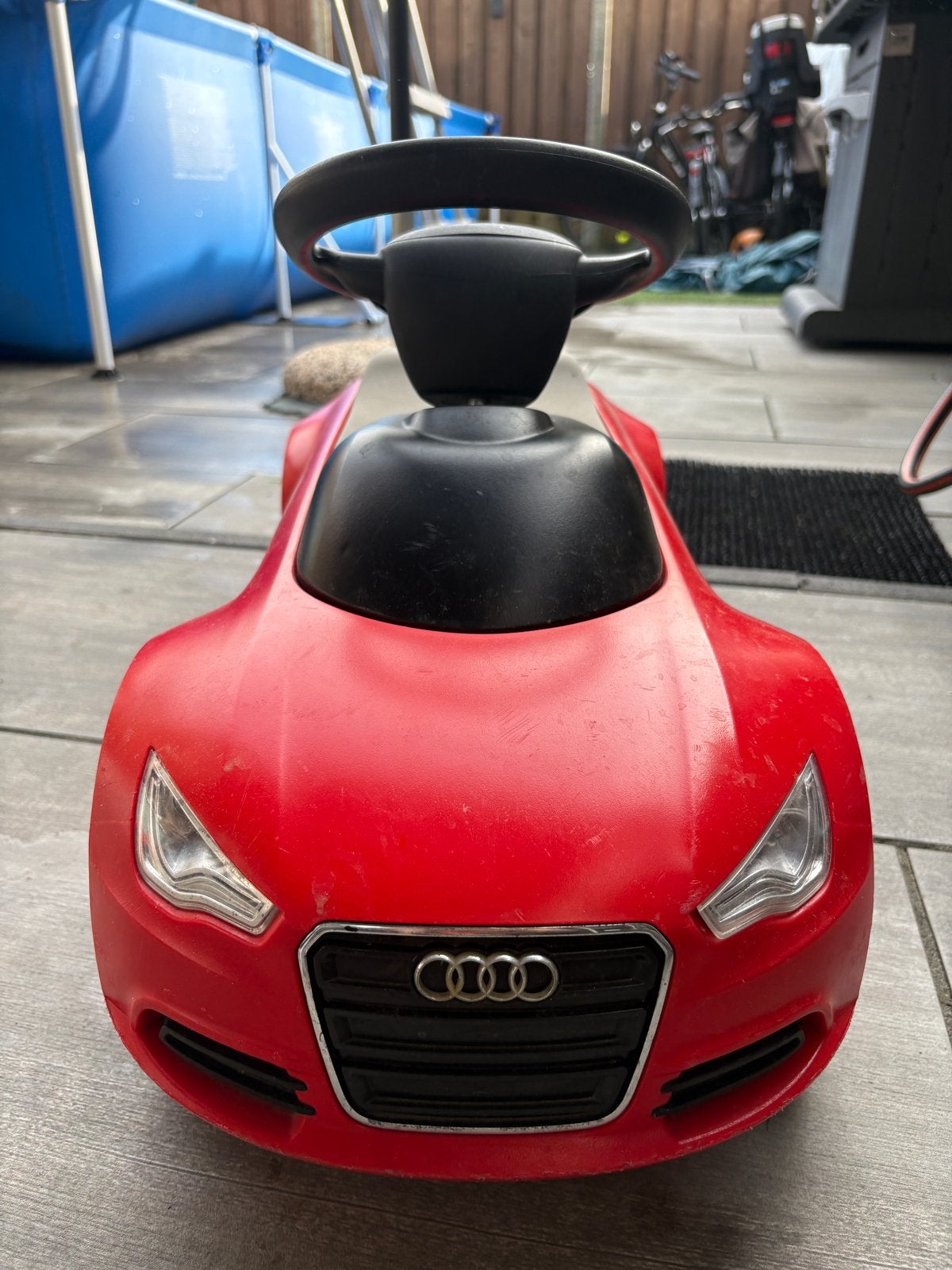 Rode Audi loopauto voor kinderen, Ophalen, Gebruikt, Loopvoertuig