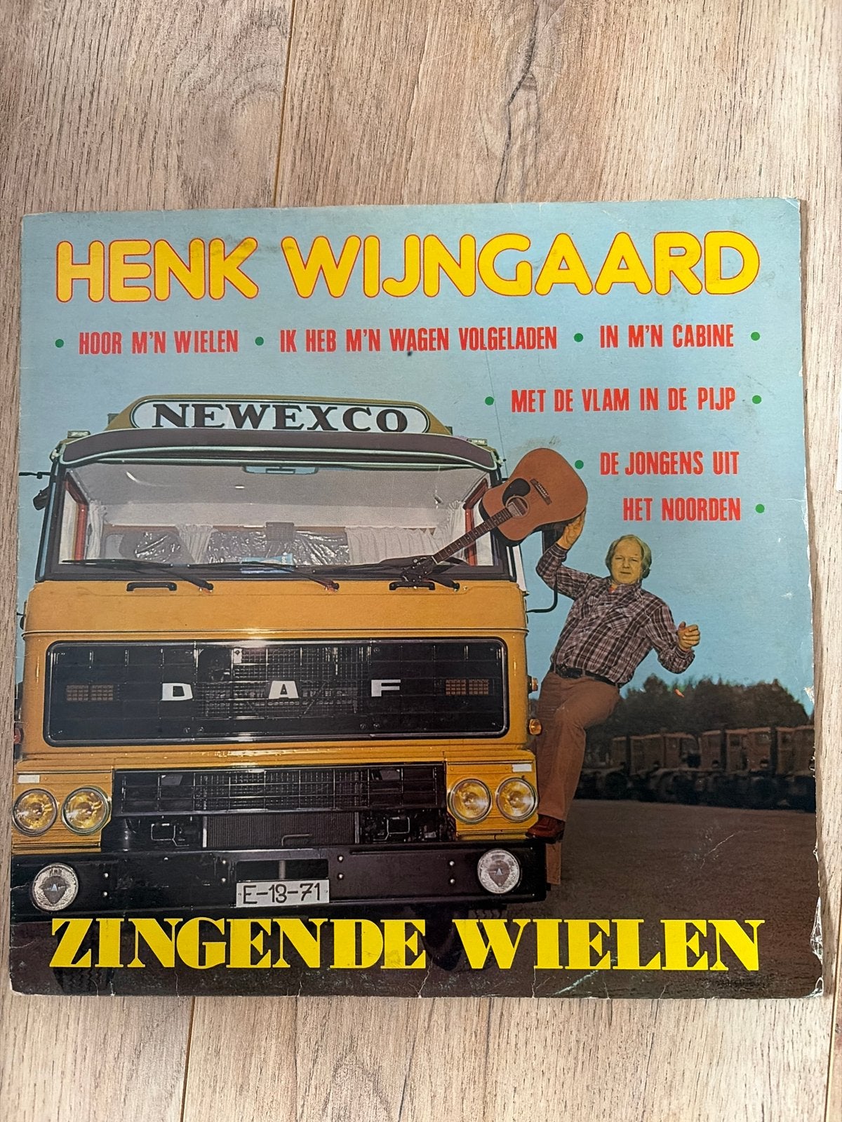 Henk Wijngaard - Zingende Wielen LP (Telstar Speciaal), LP, Gebruikt, Overige genres, Ophalen of Verzenden
