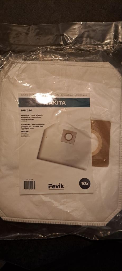 Makita stofzuiger zakken DVC260, Witgoed en Apparatuur, Stofzuigers, Ophalen of Verzenden