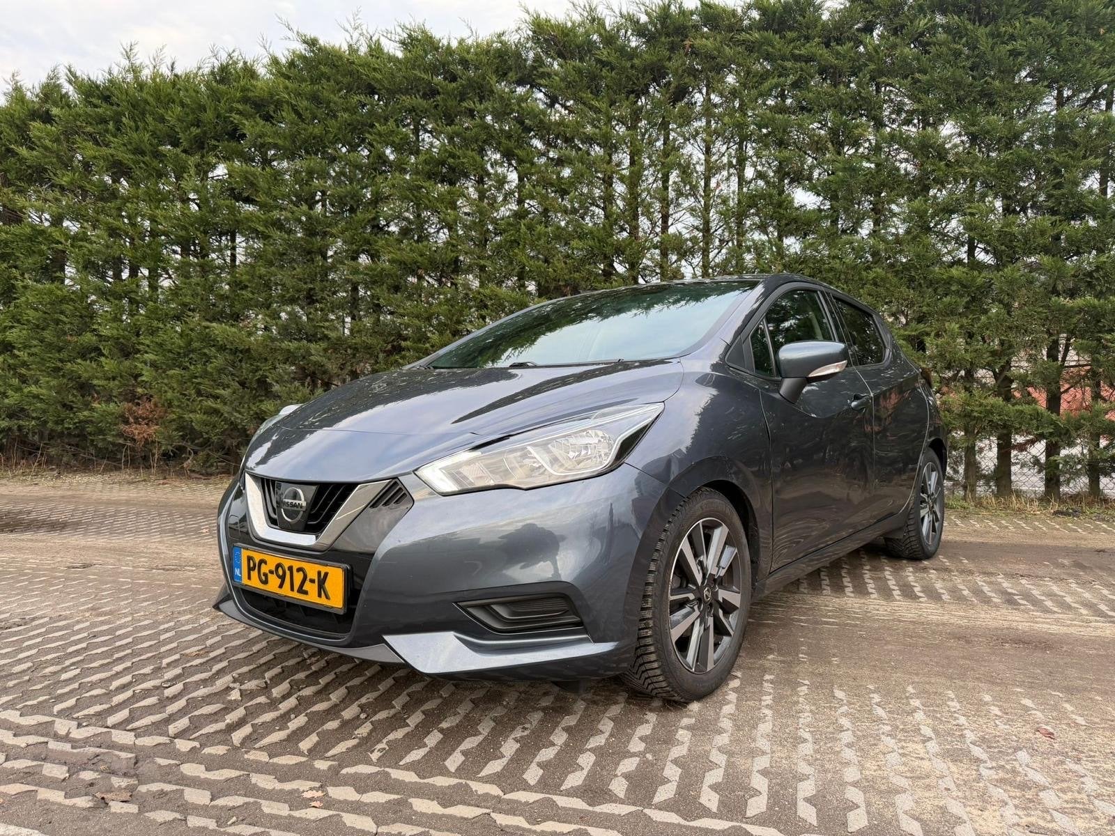 Nissan Micra 1.5 dCi 90pk 2017 Grijs, Auto's, Nissan, Voorwielaandrijving, Euro 6, 96 €/maand, Origineel Nederlands