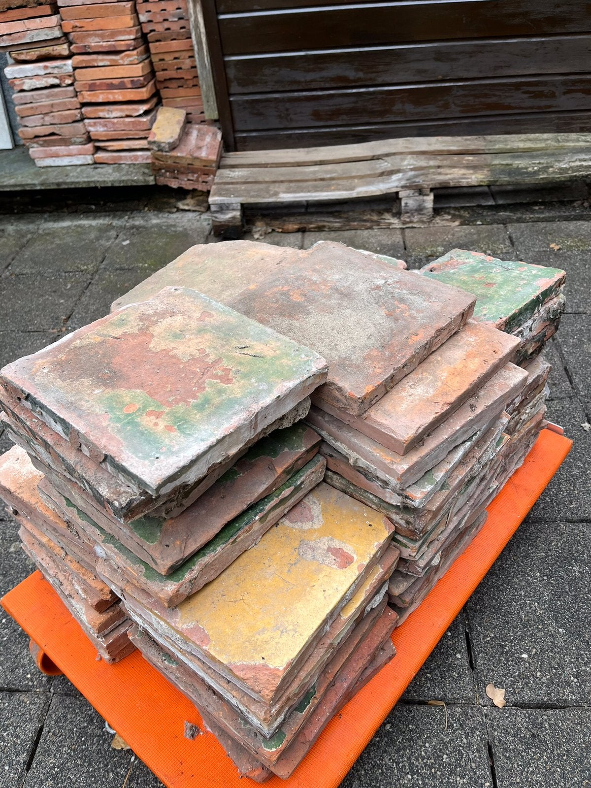 OUDE ESTRIKKEN IN TWEE MATEN, Doe-het-zelf en Verbouw, Tegels, Ophalen, Overige materialen, 20 tot 40 cm, Minder dan 5 m²