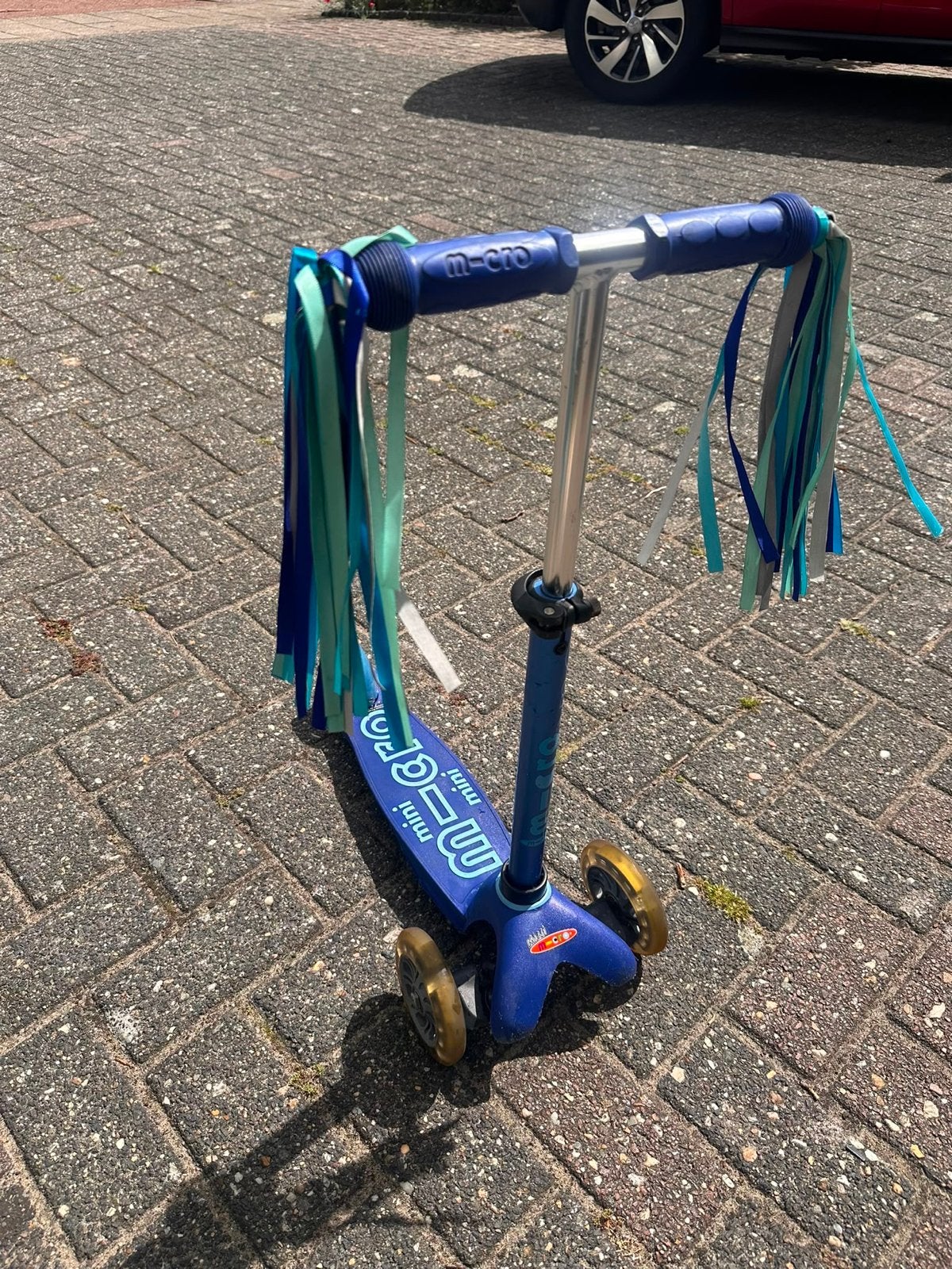 Micro step mini plus 3-in-1 met zitje en duwstang, Fietsen en Brommers, Ophalen, Gebruikt, Gewone step