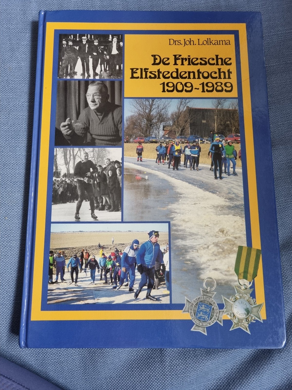 De Friesche Elfstedentocht 1909-1989, 19e eeuw, Nieuw, Drs. Joh. Lolkama, Ophalen of Verzenden