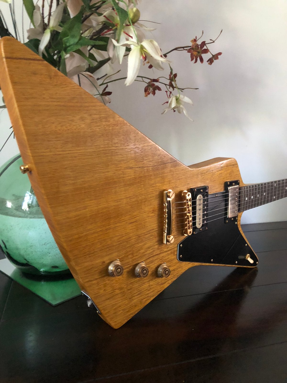 Explorer 58 korina guitar (handmade), Muziek en Instrumenten, Snaarinstrumenten | Gitaren | Elektrisch, Ophalen of Verzenden, Zo goed als nieuw