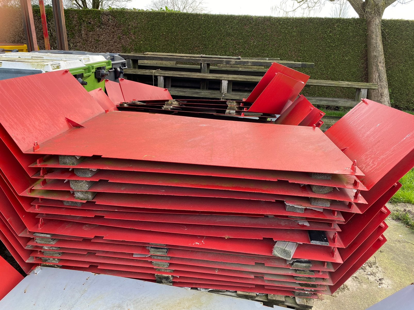 Metalen platen - een of meer, Doe-het-zelf en Verbouw, Metalen, Ophalen, Zo goed als nieuw, Overige metalen