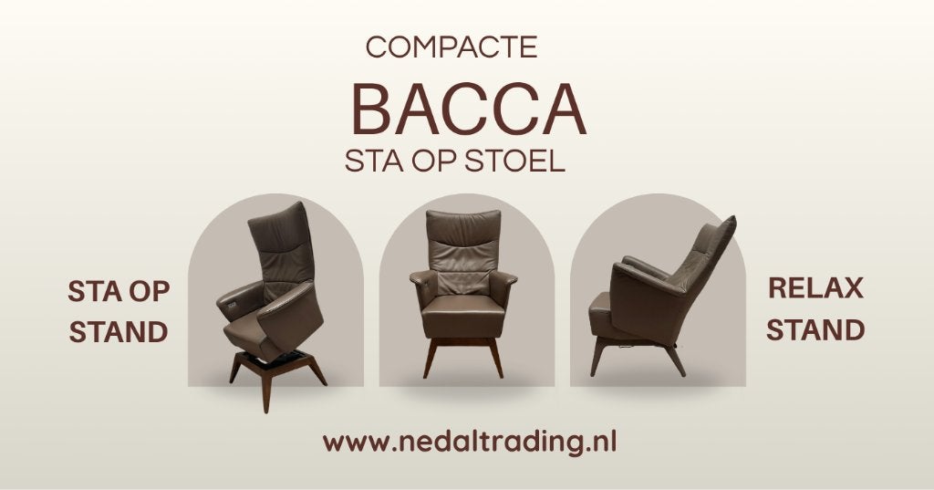 Sta op stoel, relax stoel Bacca staopstoel leren stoel, N, N, 75 tot 100 cm, Ophalen of Verzenden