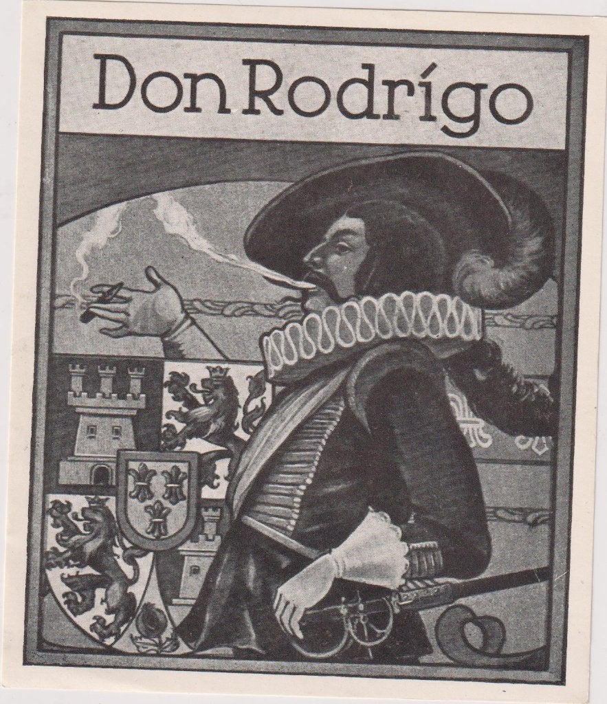 sigarenbanden - etiket - DON RODRIGO, Ophalen of Verzenden, Zo goed als nieuw, Sigarenbandjes