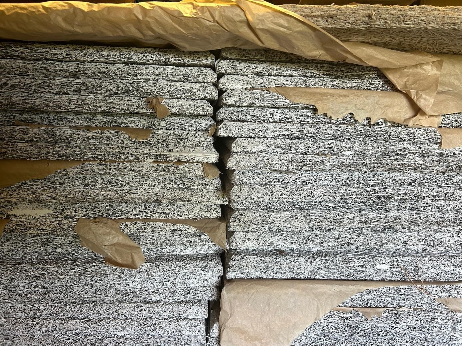 Houtwol cement platen met facet kant 60x124cm, 45 st, d=25mm, Ophalen of Verzenden
