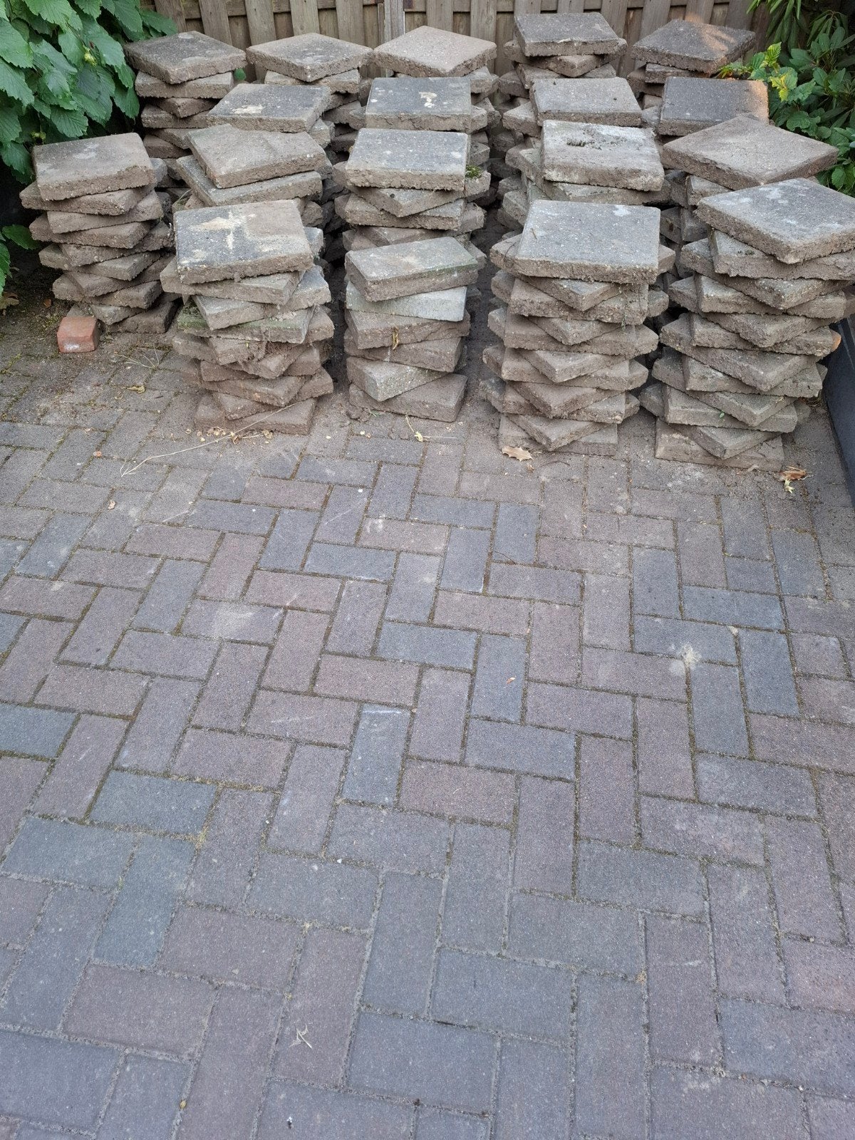 Stoeptegels, Ophalen, Gebruikt, 10 m² of meer, Beton