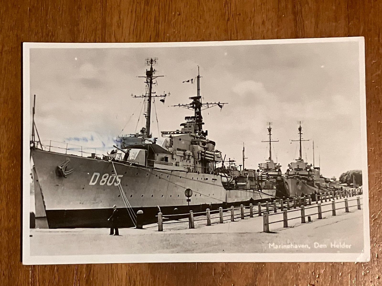 Torpedobootjager Hr. Ms. Banckert in Marinehaven, Den Helder, Verzamelen, Militaria | Algemeen, Ophalen of Verzenden, Marine, Nederland