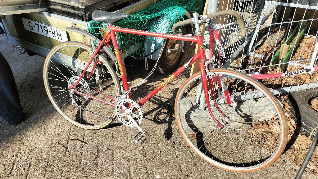 Racefiets gitane, Gebruikt, 10 tot 15 versnellingen, Heren, Aluminium