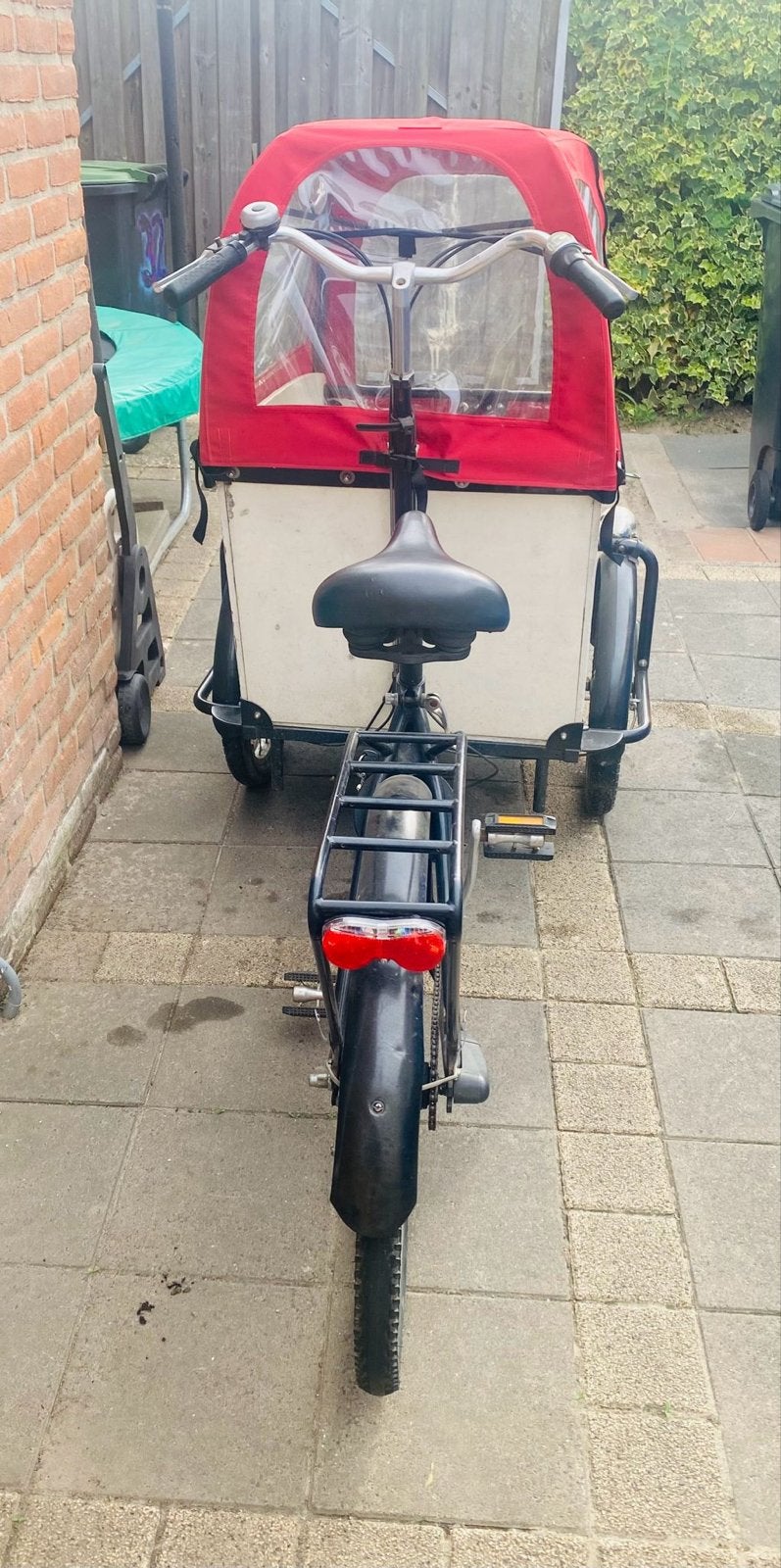 Baboe Bakfiets met huif - Ideaal voor kinderen!, Fietsen en Brommers, Fietsen | Bakfietsen, 4 kinderen of meer, Gebruikt, Huif
