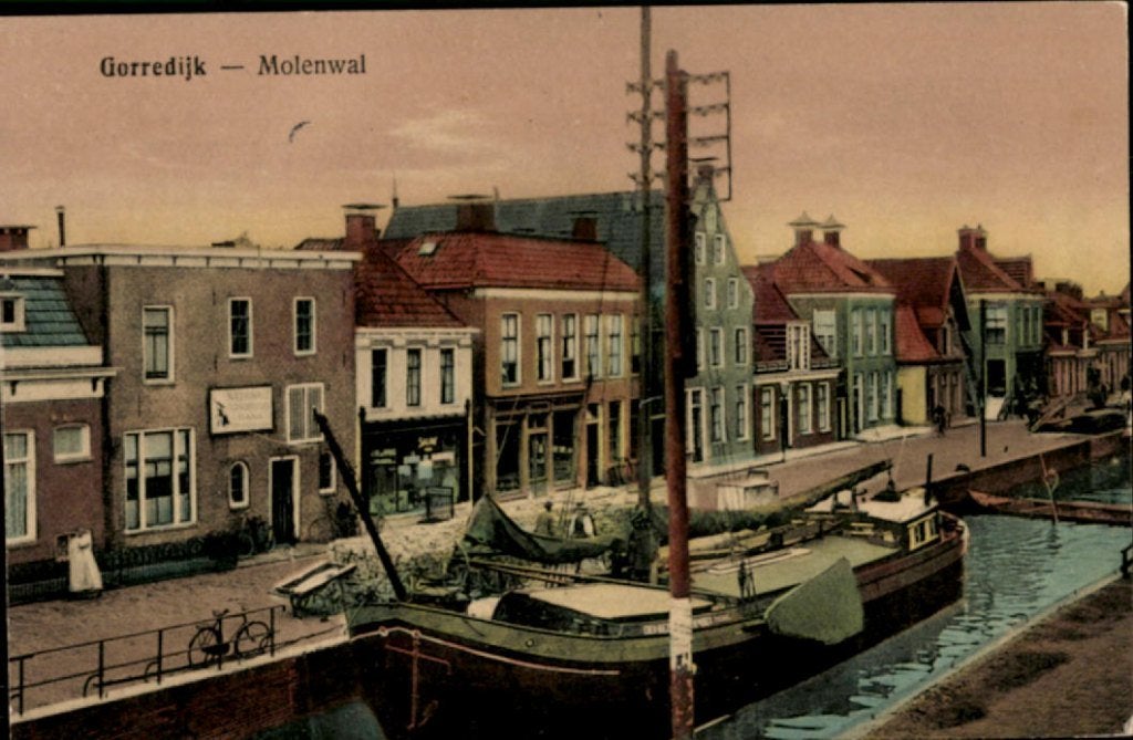 gorredijk, kvr9-4478 molenwal, Verzenden, Voor 1920, Gelopen, Friesland