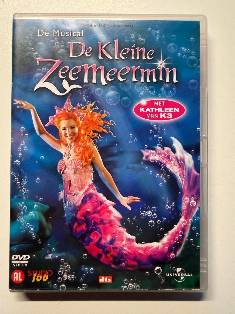 De Kleine Zeemeermin: De Musical (2004) DVD | Actie 5=4, Cd's en Dvd's, Dvd's | Kinderen en Jeugd, Zo goed als nieuw, Alle leeftijden