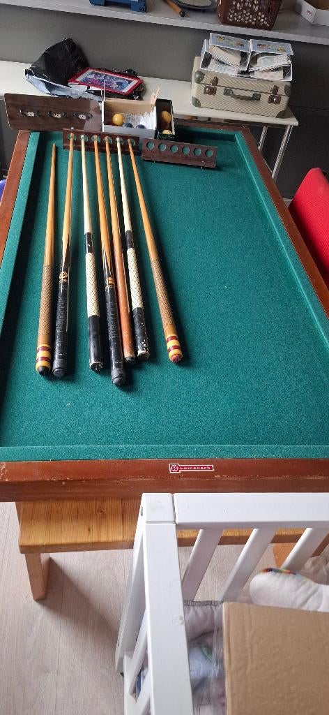 Tafelbiljart, Ophalen, Gebruikt, Biljarttafel