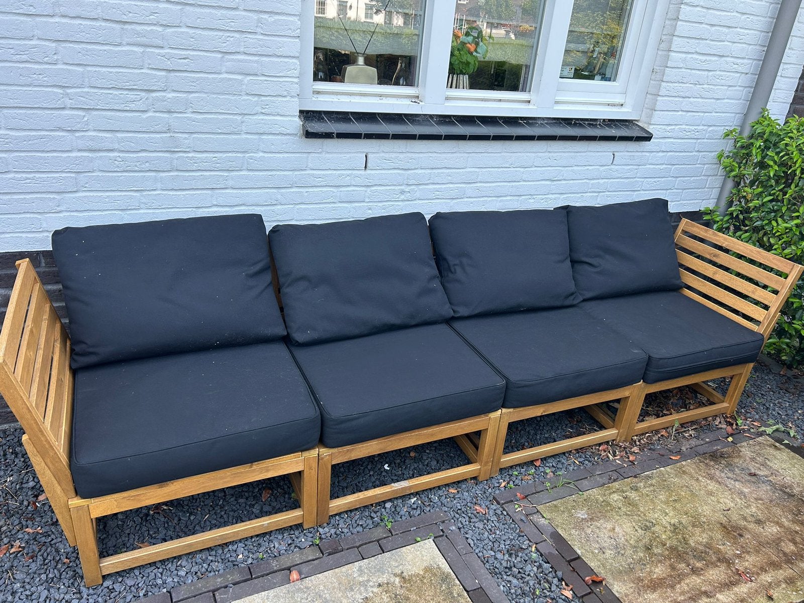 Ikea nammaro bank, Ophalen, Zo goed als nieuw, Rotan